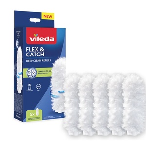 Vileda Flex & Catch резерви пълнители за дълга телескопична четка 5 бр