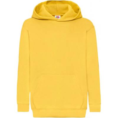 Fruit of the Loom children's sweatshirt Classic kangaroo Yellow