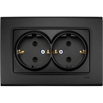 Image 1 of Panasonic КОНТАКТ ДВОЕН VIKO LIn Life 90404056 ЧЕРЕН (90404056)