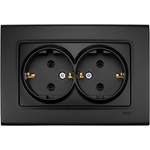 Panasonic КОНТАКТ ДВОЕН VIKO LIn Life 90404056 ЧЕРЕН (90404056)