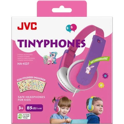 JVC Tinyphones pink /purple HA-KD7-PNE