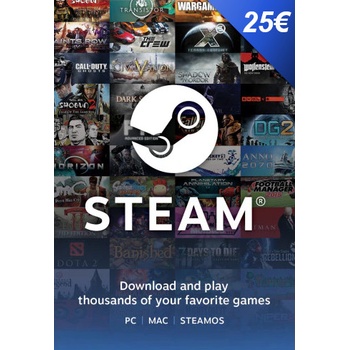 Valve Steam Dárková Karta 25 €