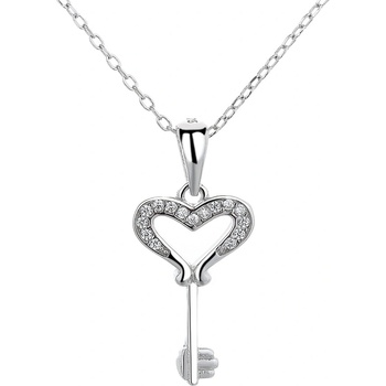 DELIS Медальон от сребро 925, jw1280, ключов модел, с родиево покритие (jw1280)