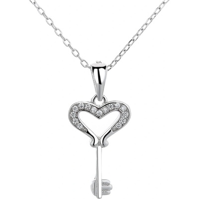 DELIS Медальон от сребро 925, jw1280, ключов модел, с родиево покритие (jw1280)