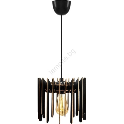 ASIR GROUP Пендел 1xE27/60W/230V черен Ø 23 см (AS0399)