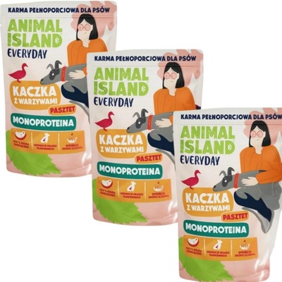 Animal Island Everyday Monoprotein Duck 3 x 300 g