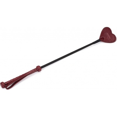 Bič jezdecký Liebe Seele Wine Red srdce vínový