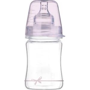 LOVI Шише Lovi - Baby Shower, стъклено, 150 ml, 0м+, розово (74/104g) - ozone