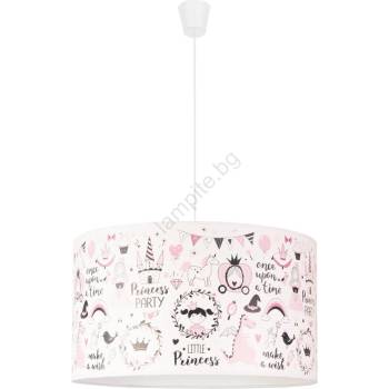 Duolla - Детски пендел PRINT M 1xE27/40W/230V Ø 35 см приказка (DU80955)