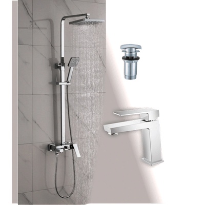 Inter Ceramic BG ПАКЕТ 3 В 1 - ELINOR ХРОМ, Inter Ceramic (BG ПАКЕТ 3 В 1 - ELINOR ХРОМ)