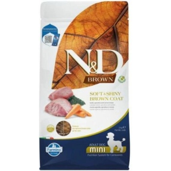 Image 1 of N&D Brown Adult Mini lamb & spirulina & carrot 2 kg