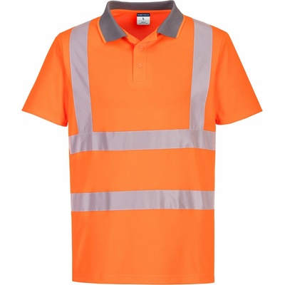 Portwest EC10 Eco Hi-Vis L/S Reflexná polokošeľa 6 ks oranžová 3XL