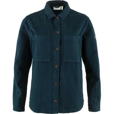 Fjällräven Дамска риза с копчета Fjällräven Women's Singi Flannel Overshirt Shirt - Dark Navy - размер XS (133-0934-0512)