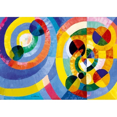 BlueBird Robert Delaunay Kruhové formuláře 1930 1000 dílků