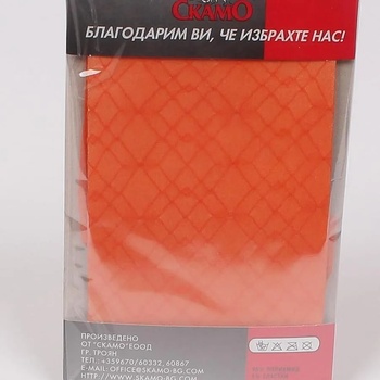 Image 1 of Дамски къси фигурални чорапи в оранжево 20 den