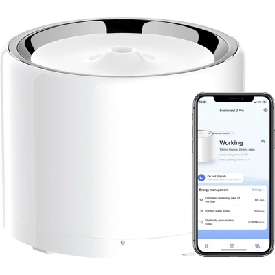 Petkit Eversweet 3 PRO napájecí fontána Pitná fontána 1,8 litru – Zboží Dáma