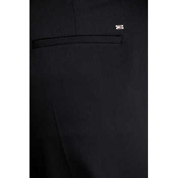 Tommy Hilfiger Панталон с вълна Tommy Hilfiger в тъмносиньо с кройка тип цигара, с висока талия WW0WW48353 (WW0WW48353)