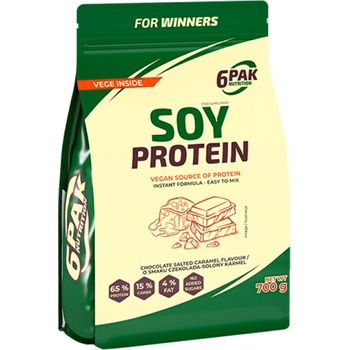 Image 1 of 6PAK Nutrition Soy Protein [700 грама] Шоколад със солен карамел