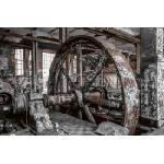 DIMEX ART Флизелинов фототапет интериор на изоставена фабрика 375 x 250 см