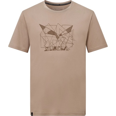 Salewa Мъжка спортна тениска Salewa Eagle Geometric T-Shirt Sport shirt - Quicksand - размер 54 (EU) (216-6027-0315)