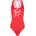 Giorgio Armani Дамски бански от една част EA7 Emporio Armani Maxi Logo One Piece racing red