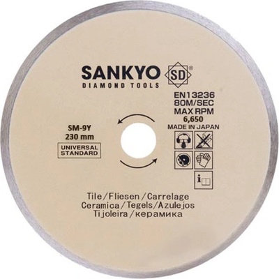 Sankyo diamantový kotúč 230 x 22,23 mm SM-9Y