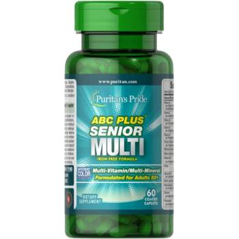 Image 1 of Puritan's Pride ABC Plus® Senior Multivitamin Multi-Mineral Formula [60 каплети]