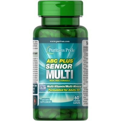 Puritan's Pride ABC Plus® Senior Multivitamin Multi-Mineral Formula [60 каплети]