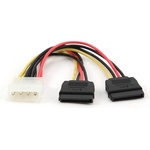 Gembird Захранващ кабел Gembird Molex / 2x SATA 30cm CC-SATA-PSY-0.3M (CC-SATA-PSY-0.3M)
