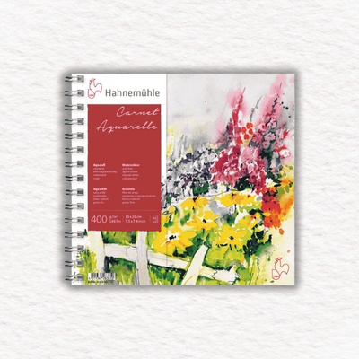 Hahnemühle CARNET AQUARELLE 400 GSM COLD PRESSED 15 listov 19x20 cm