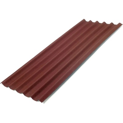 Onduline Deska asfaltová vlnitá Easyfix 81 x 200 cm červená