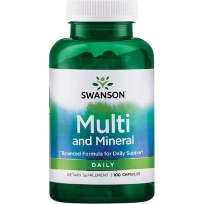 Swanson Multi and Mineral | Daily [100 капсули]