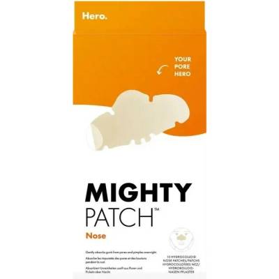 Hero Mighty Patch Hydrokoloidní náplasti na nos 91 mm x 48 mm 10 ks