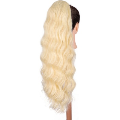 Ponytail vlnitý so sťahovacou gumou - slonovinová kosť