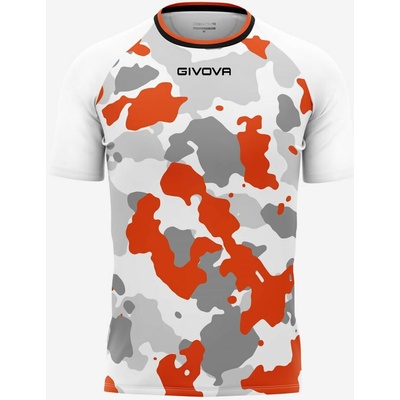 SHIRT ARMY INTERLOCK BIANCO/ARANCIO