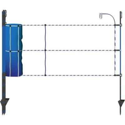 Modrá elektrická síť proti divokým prasatům, výška 63 cm, délka 50 m