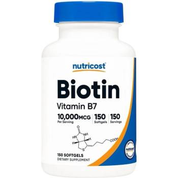 Image 1 of Nutricost Biotin 10 000 mcg [150 Гел капсули]