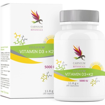 Carnium Botanicals Vitamin D3+K2 - 30 капсули
