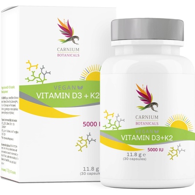 Carnium Botanicals Vitamin D3+K2 - 30 капсули