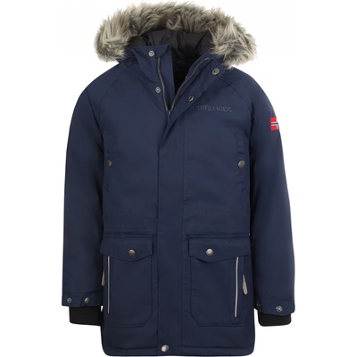 TROLLKIDS Детско яке парка Trollkids Kid's Nordkapp Jacket Parka - Navy - размер 104 (EU) (703-2239-0213)