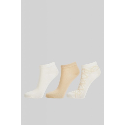 Gant ponožky 3-PACK G PATTERN ANKLE SOCKS 3-PACK biela