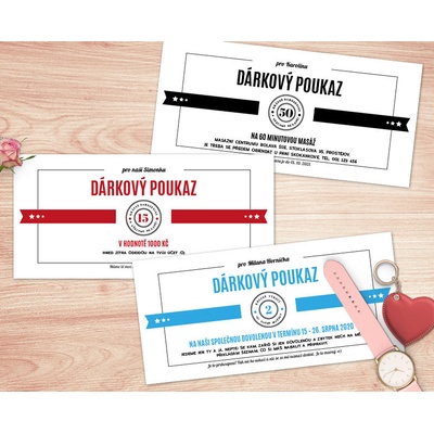 Dárkový poukaz nejen k narozeninám