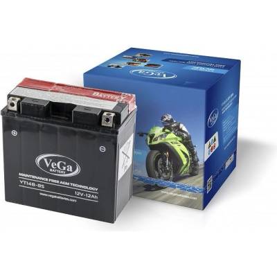 Мото акумулатор Vega YT14B-BS 12Ah L+ (YT14B-BS)