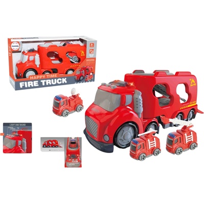Mamido Hasičské auto pro nejmenší světla a zvuky Fire Truck