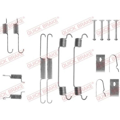 Súprava príslušenstva, brzdové čeľuste QUICK BRAKE 105-0675