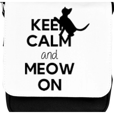 Malá brašna přes rameno Keep calm and meow on