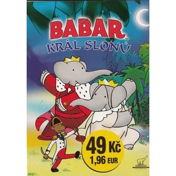 Babar král slonů papírový obal DVD