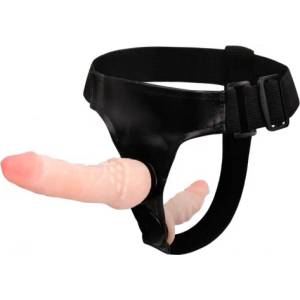 LyBaile Двоен страпон колан Ultra Harness Flesh