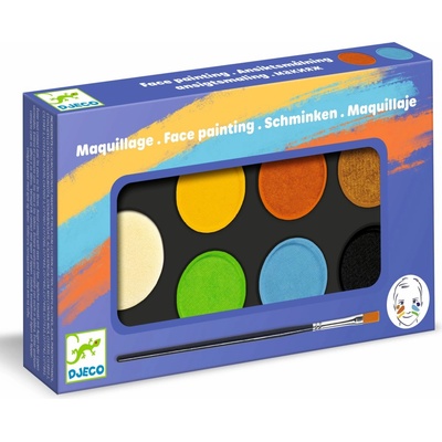 DJECO Barvy k malování na obličej přírodní odstíny – Sleviste.cz