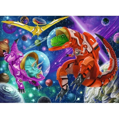 RAVENSBURGER Dinosauři ve vesmíru XXL 200 dielov
